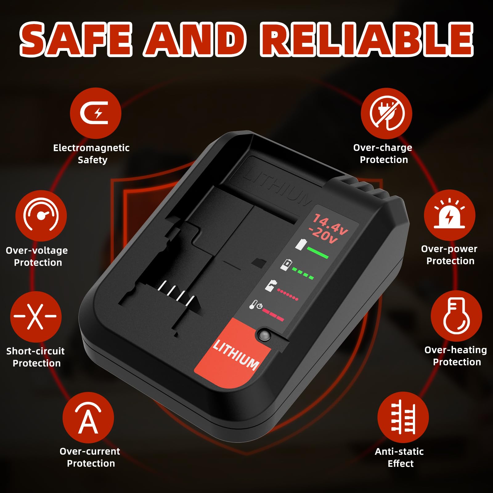 FELTYF package includes charger and manual with 12 month warranty