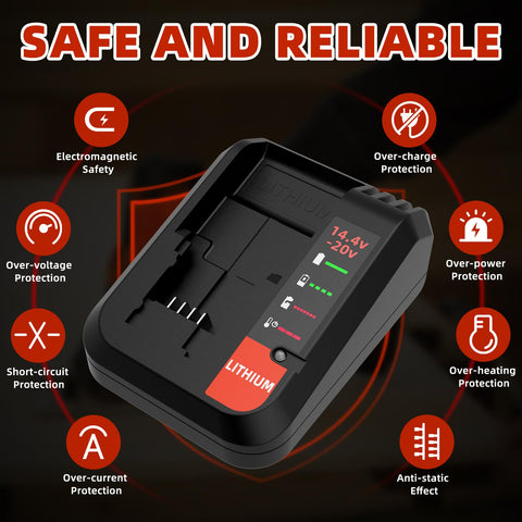 FELTYF package includes charger and manual with 12 month warranty