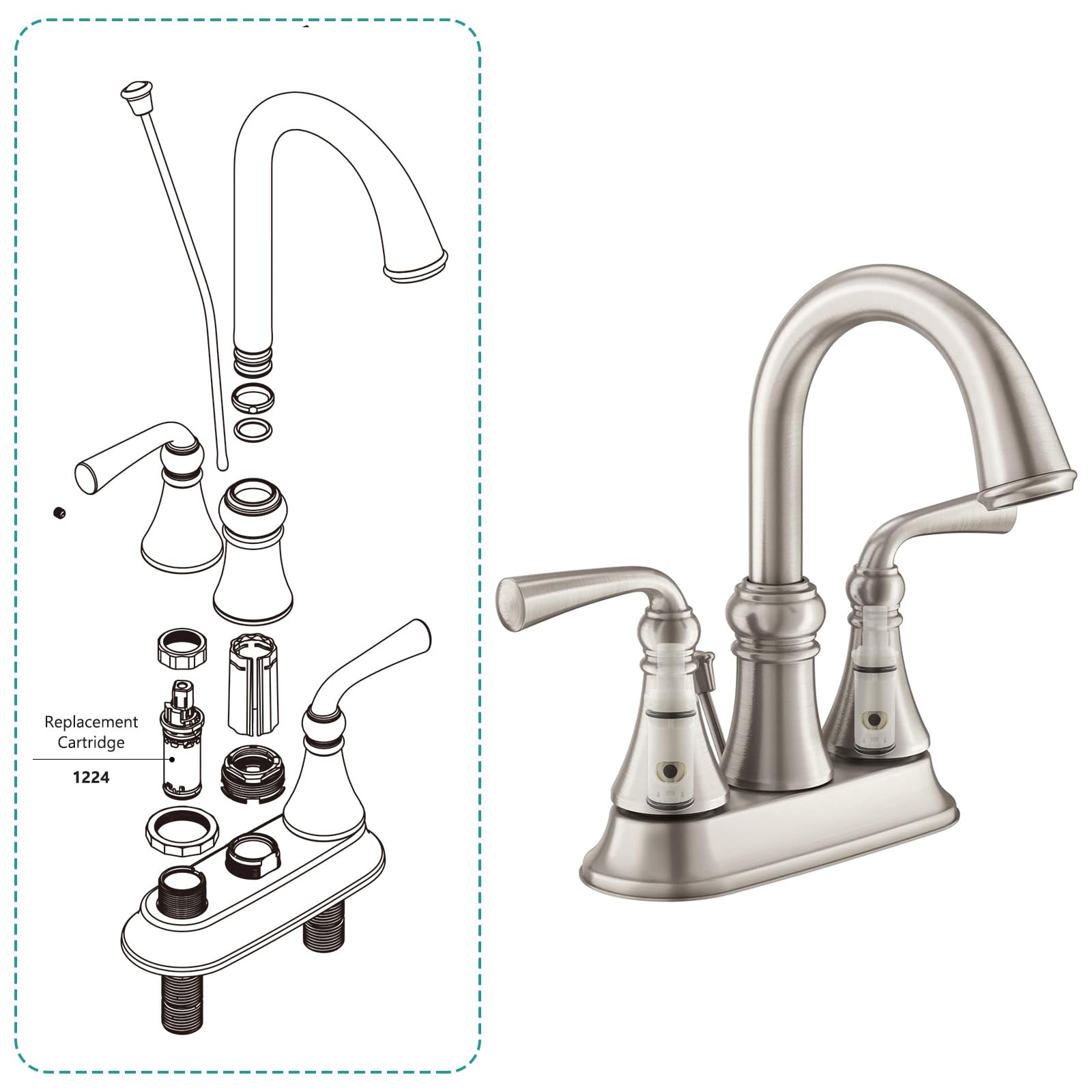 FEMAR Moen tub-showers compatibility simplifies replacements across models.