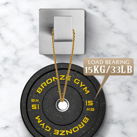 Brushed nickel finish detail on a Fenas hook adds contemporary style.