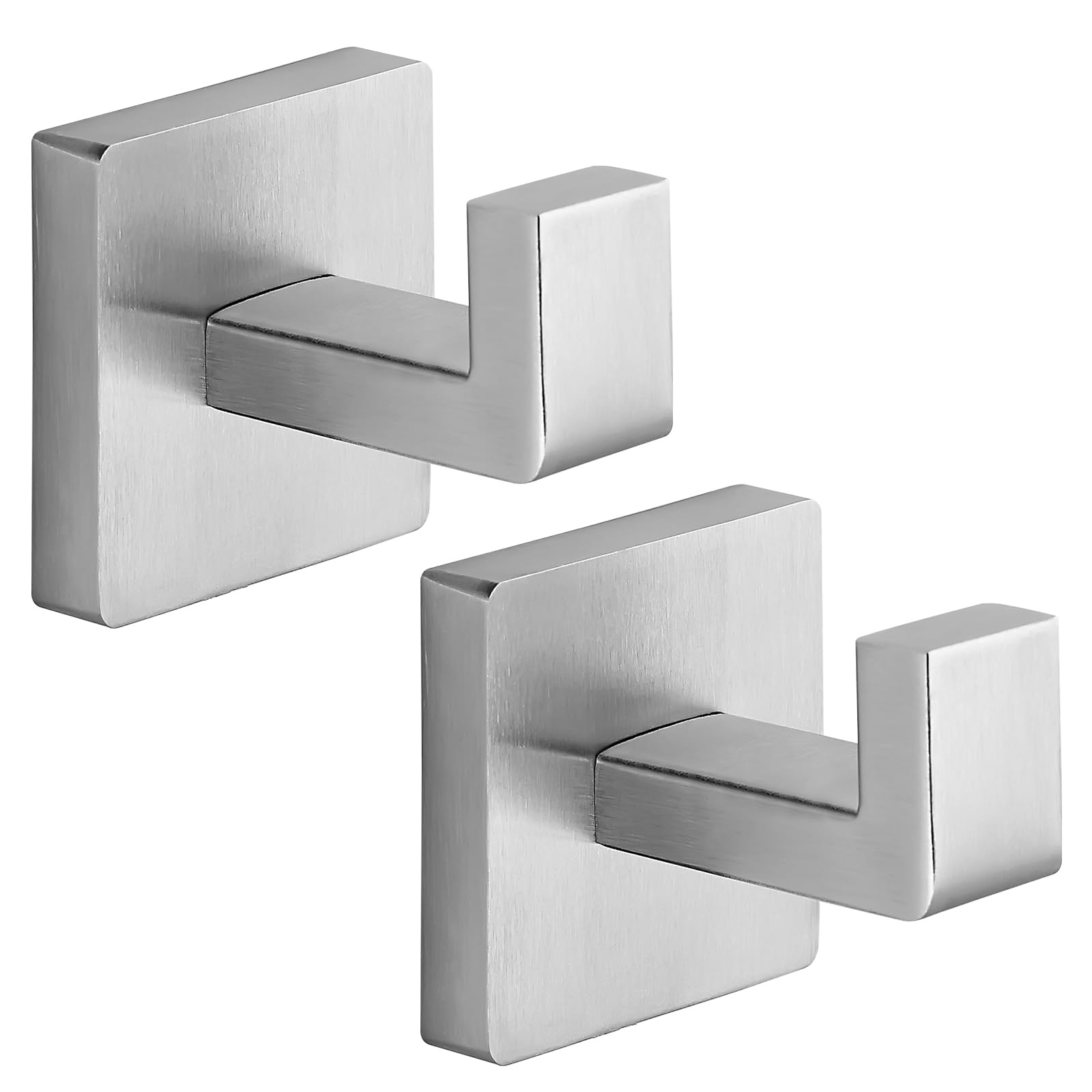 Fenas heavy-duty stainless towel hook with brushed nickel finish for durable bathroom storage.