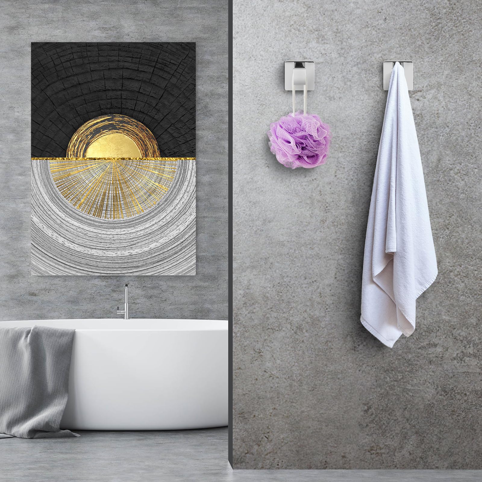 Fenas modern, sleek bathroom accessory adds functional style to any space.