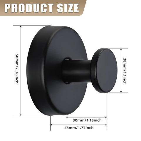 Close-up of Fenas stainless steel suction hooks for durable bathroom use