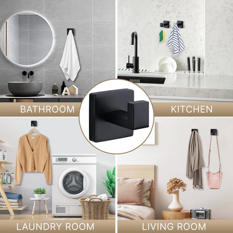 Fenas towel hook height 2.16 in fits compact spaces.