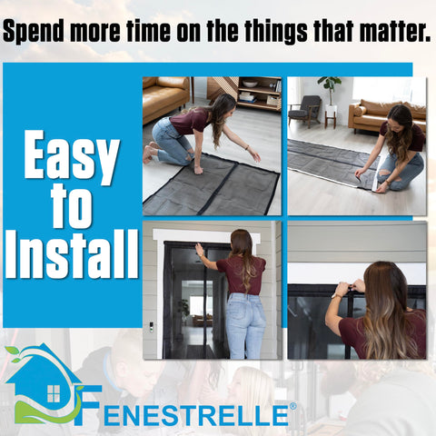 Fenestrelle door-size compatibility shows fits openings up to 37 x 80 inches.