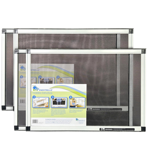Fenestrelle expandable screen frame close-up showing durable aluminum construction