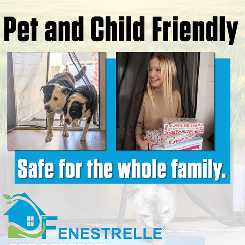 Fenestrelle pet and kid-friendly mesh withstands light pawing and curious fingers.