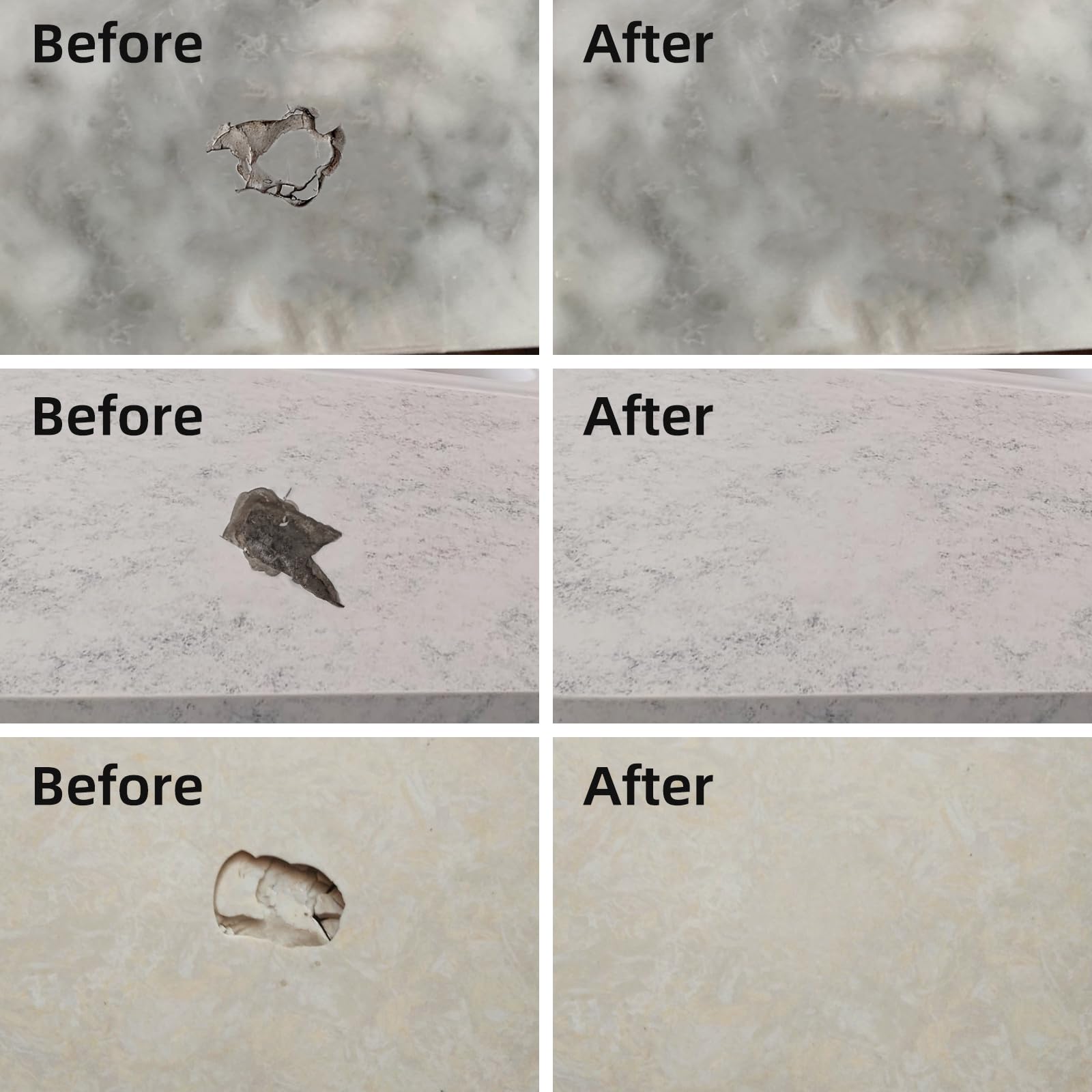 FENFANDAS granite countertop repair for edge chips.