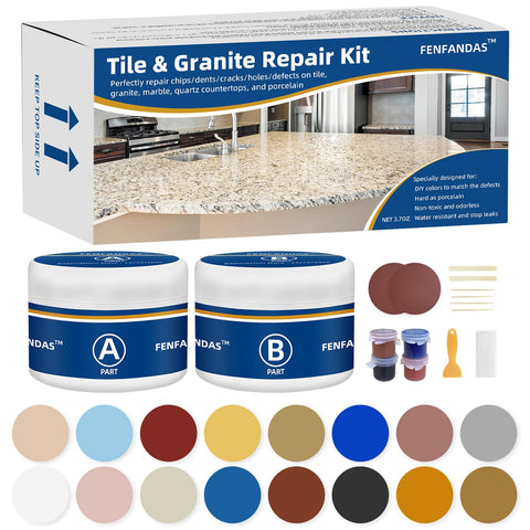 FENFANDAS tile repair kit setup enables easy at‑home fixes.