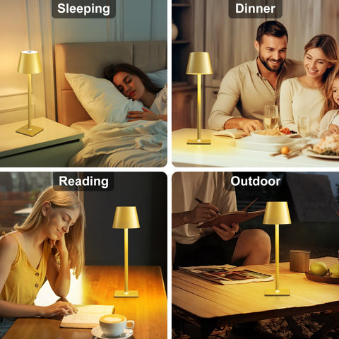 FenFud cordless lamp charges via USB-C for convenient power on the go