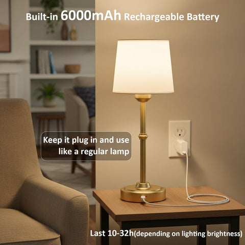 FenFud lamp touch dimmer showing stepless brightness control