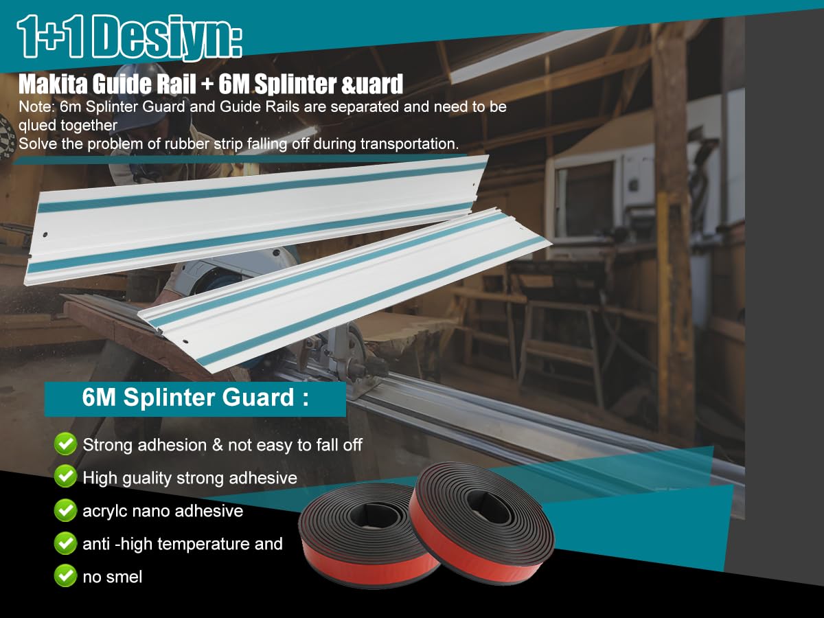 Fengind easy-install guide rail kit in a workshop setup