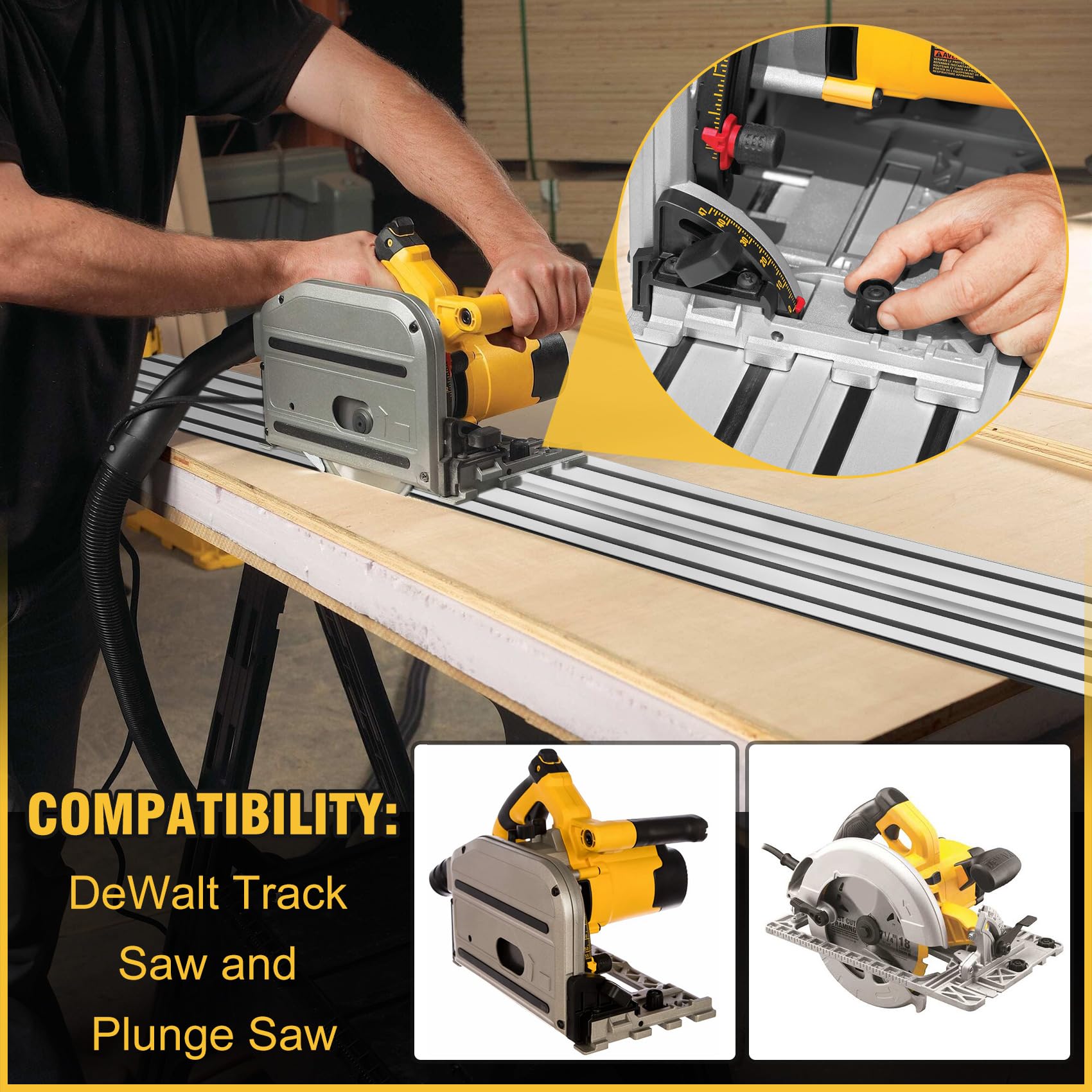Rail assembly with connector for quick, secure alignment