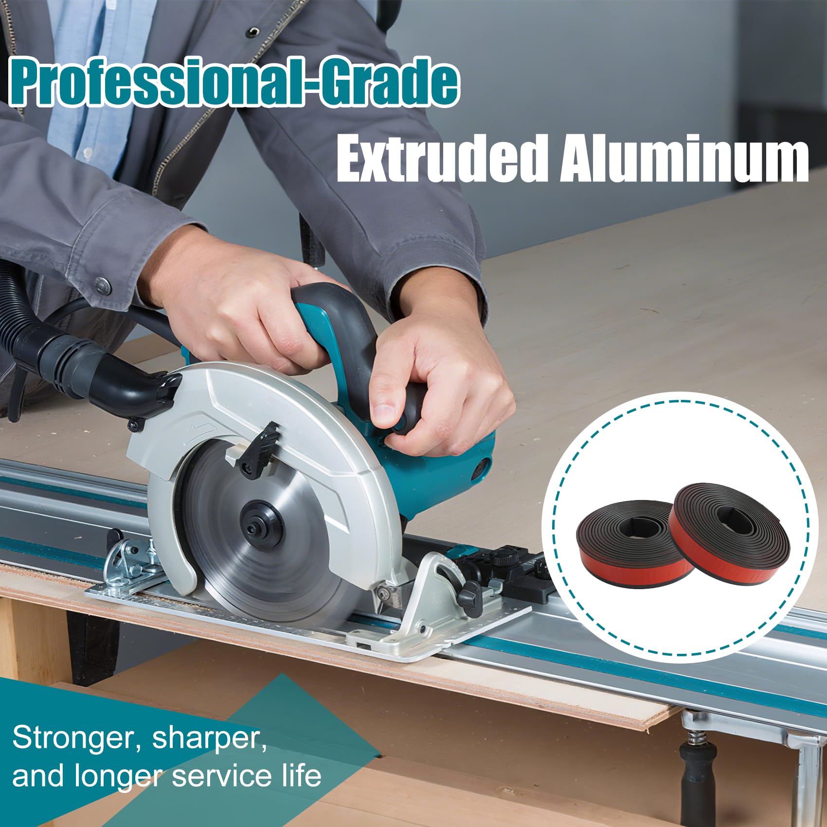 Fengind Makita rail connector demonstrating quick setup