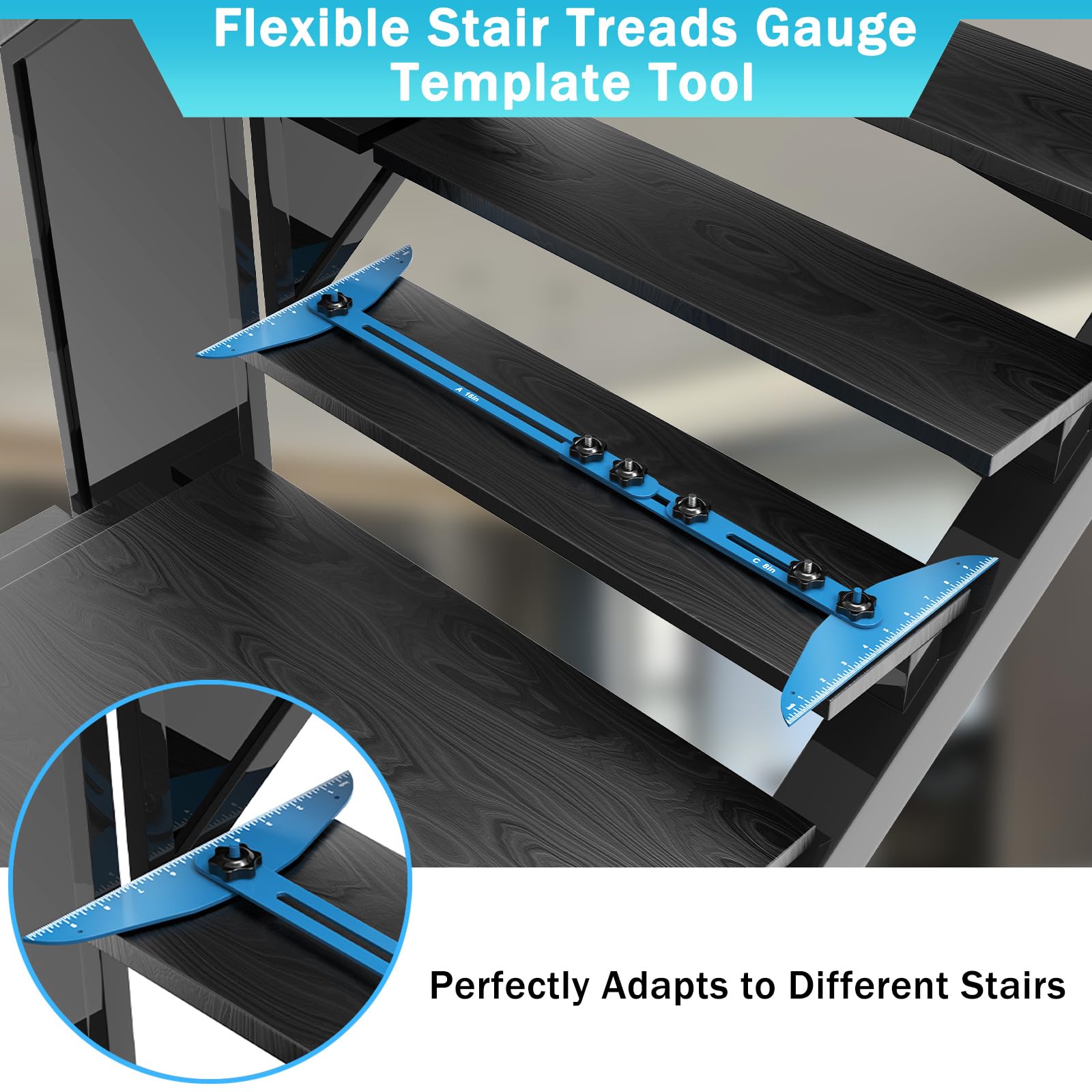 Fengone 12-inch extension supports mid-size stair projects