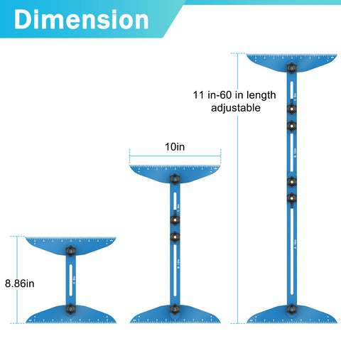 Fengone 16-inch extension for flexible stair measurements