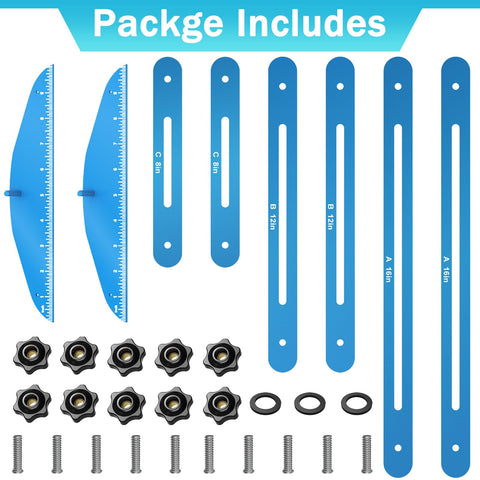 Fengone flexible 11–60 inch range for custom fits