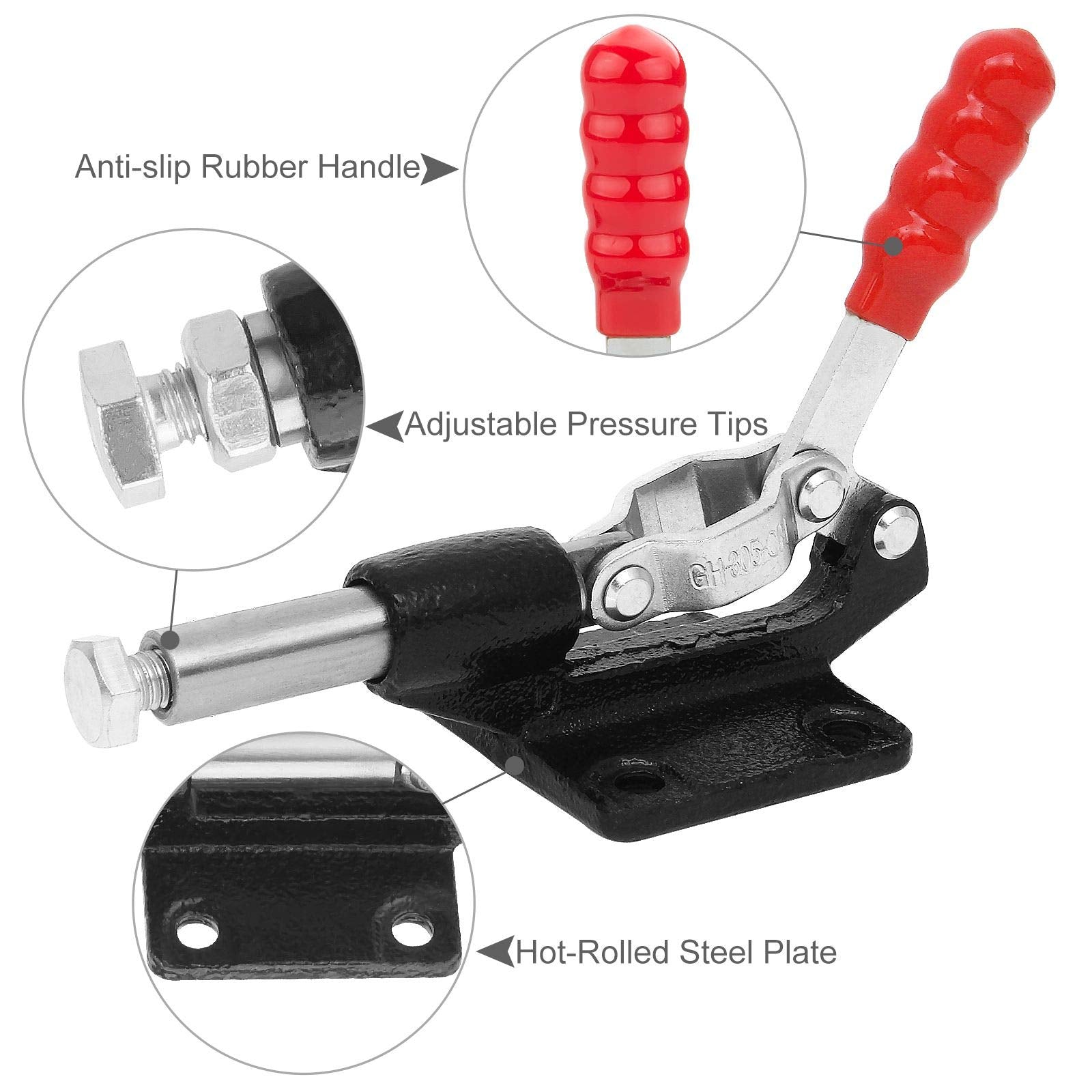 FengWu GH-305C clamps in use as workholding jig on a project