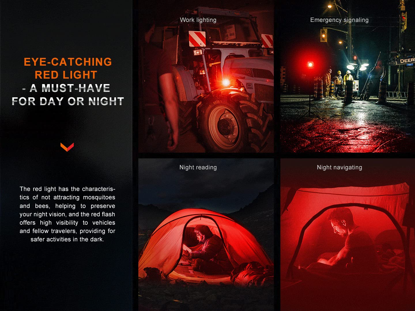 Fenix CL28R compact, rugged lantern-light blend for night use outdoors.