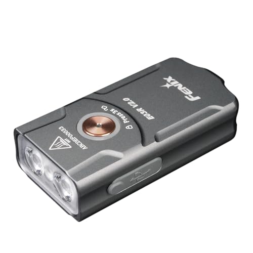 Fenix E03R v2.0 delivers 500 lumen white light for quick visibility.