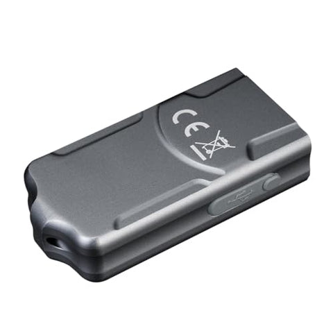 Fenix E03R v2.0 USB-C charging with battery status indicator.