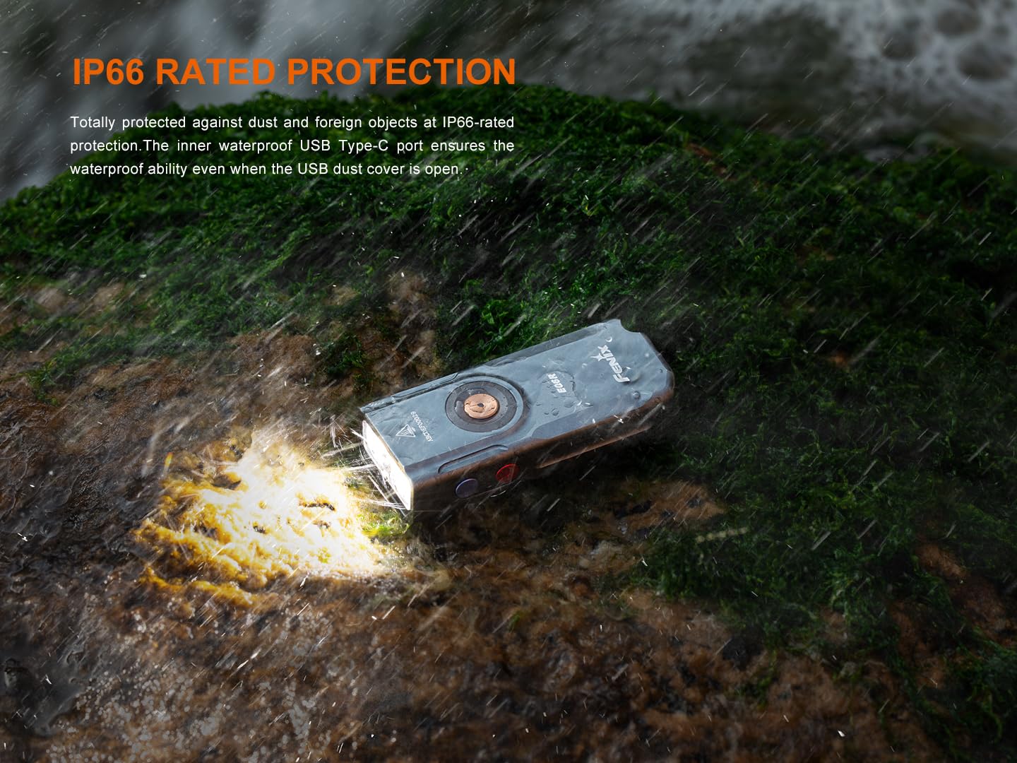 Fenix E06R rugged build stands up to daily use and slips.