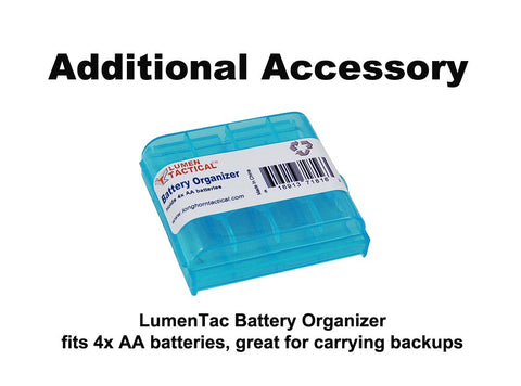 Fenix LD22 v2.0 contains holster and lanyard for secure carry.