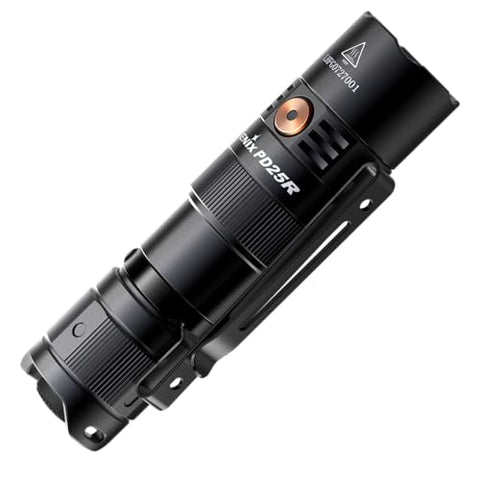 Fenix PD25R dual-switch design shown for easy mode changes