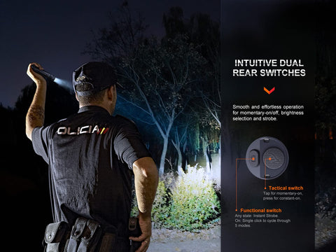 Fenix PD36R Pro includes rechargeable ARB-L21-5000 V2.0 battery for immediate use.