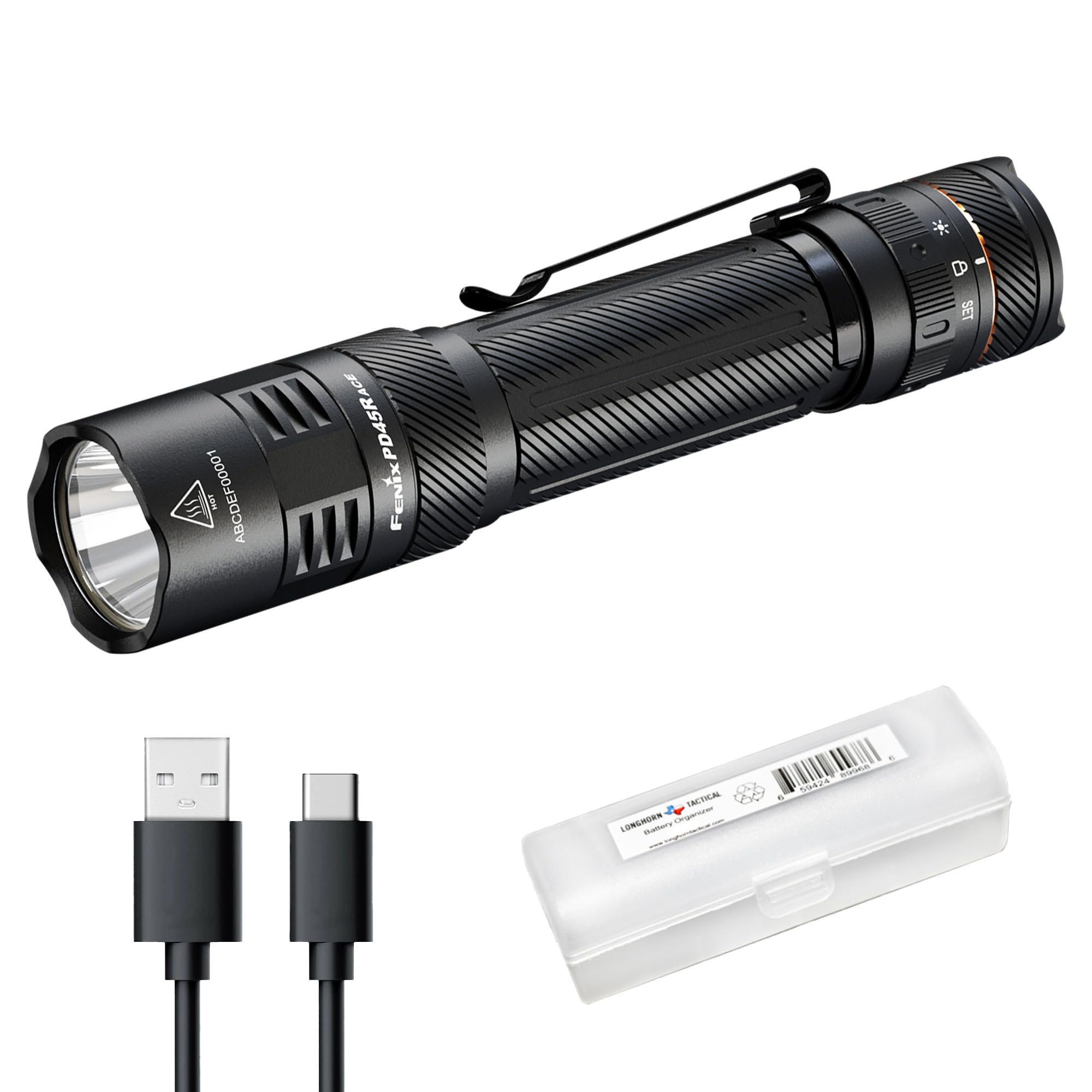 Fenix PD45R ACE beam distance demonstrates long-range visibility for outdoor searches.