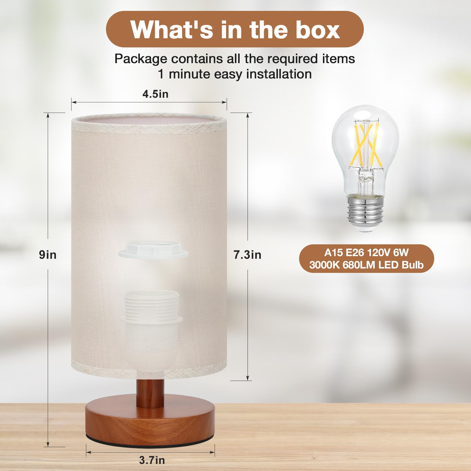 Fenmzee 3000K A15 LED bulb delivers warm, energy efficient illumination