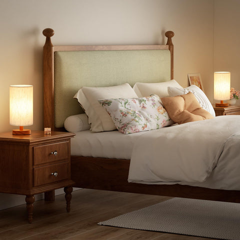 Fenmzee 3000K LED bulb included for warm, energy-efficient light.