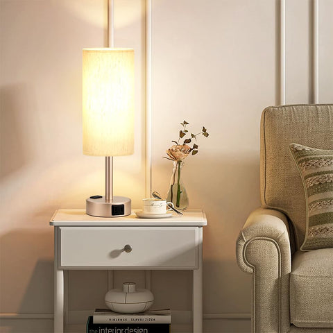 Fenmzee lamp in a bedroom setup blending style and practicality