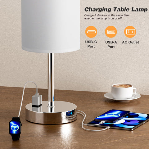Fenmzee LED bulb included provides steady non-flicker lighting.