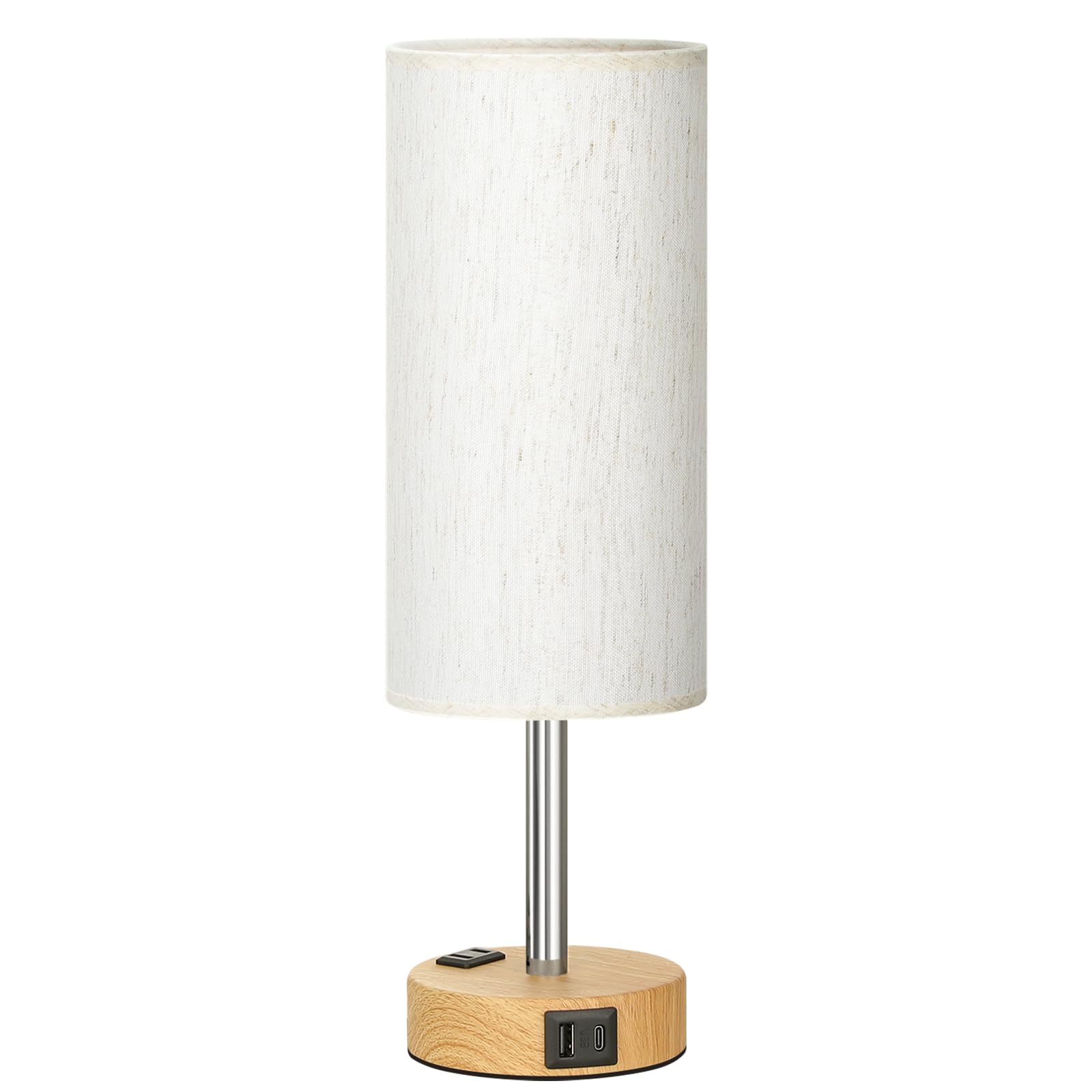Fenmzee bedside lamp adds compact stylish decor to any room.