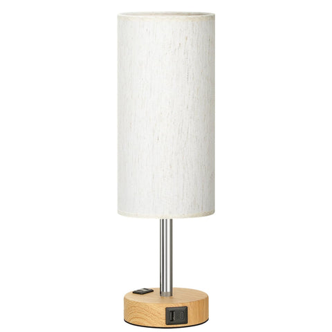 Fenmzee bedside lamp adds compact stylish decor to any room.