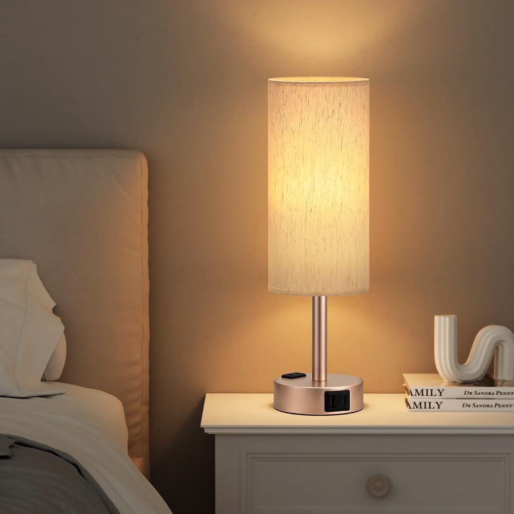 Fenmzee lamp includes non-flicker LED bulb for steady illumination