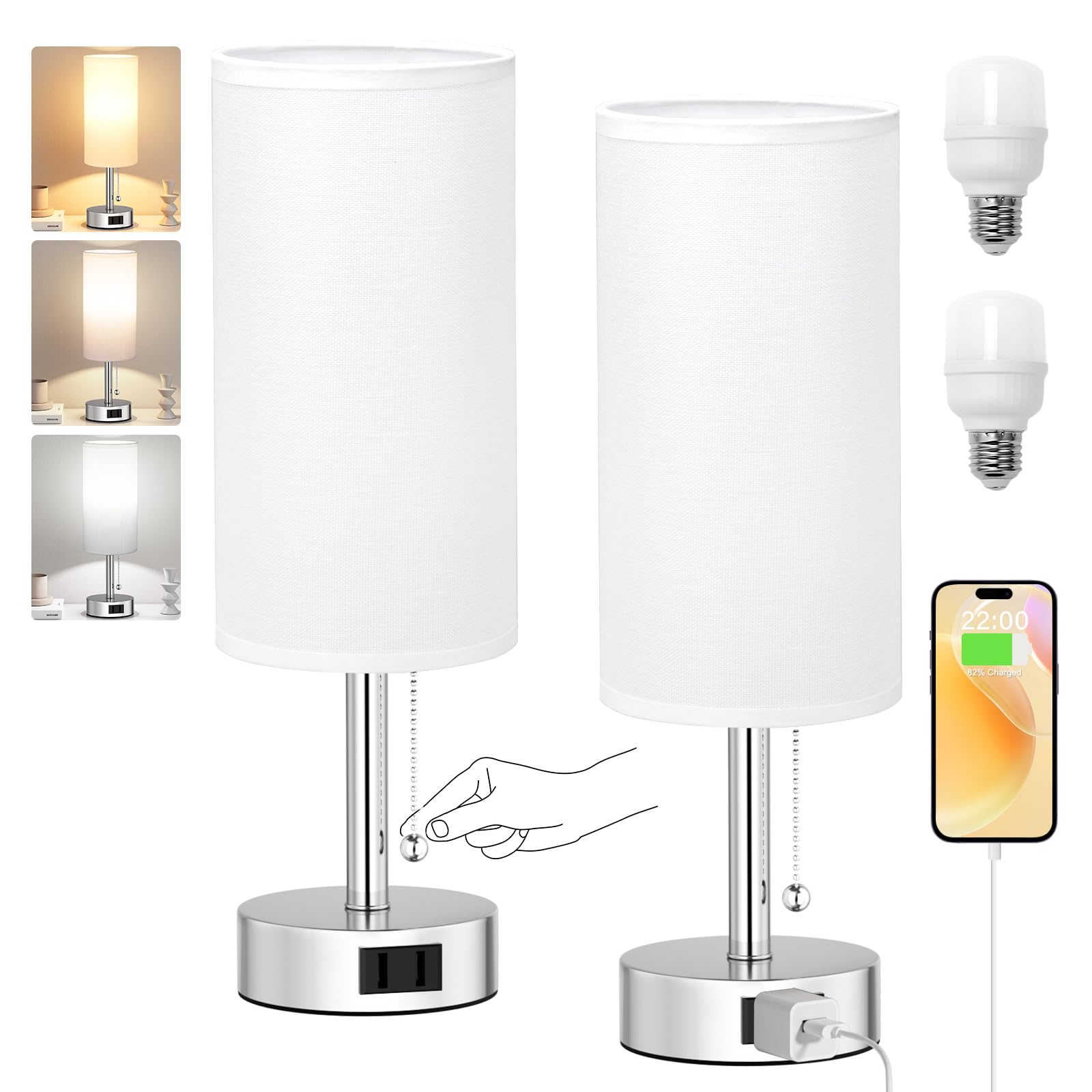 Fenmzee compact lamps ideal for small bedrooms and desks