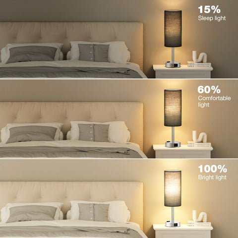 Fenmzee compact nightstand lamp ideal for small desks and spaces