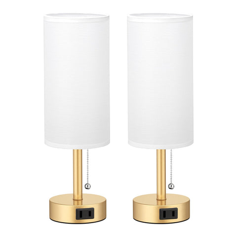 Fenmmzee Gold lamps easy to assemble and plug for quick setup