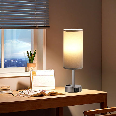 Fenmzee touch control lamp lights up with a gentle touch.