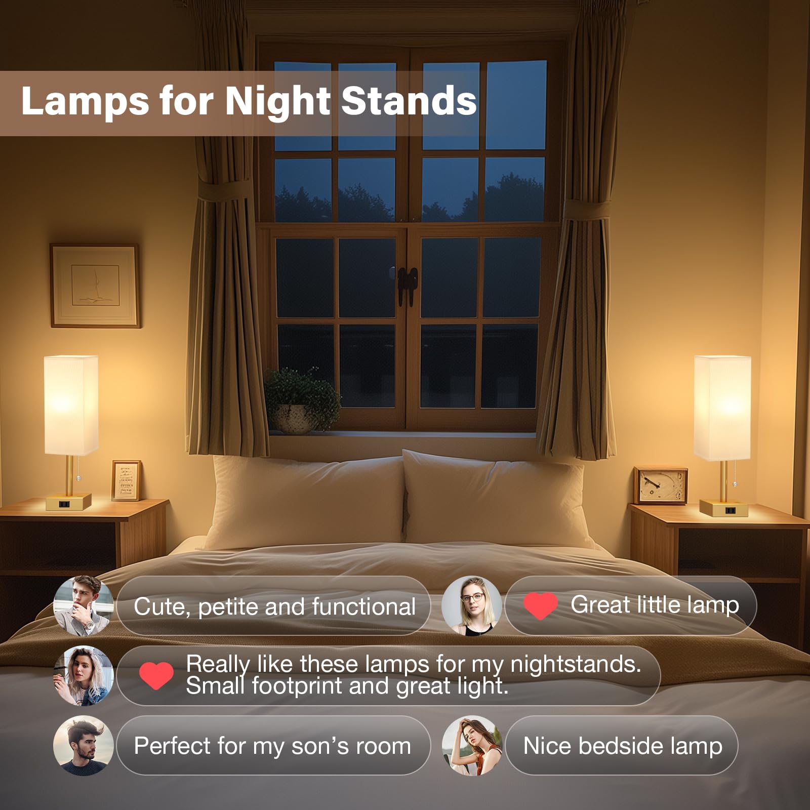 Fenmzee LED bulbs included ensure flicker-free lighting and immediate use.