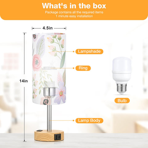 Fenmzee included non-flicker LED bulb ensures steady, eye-friendly light.