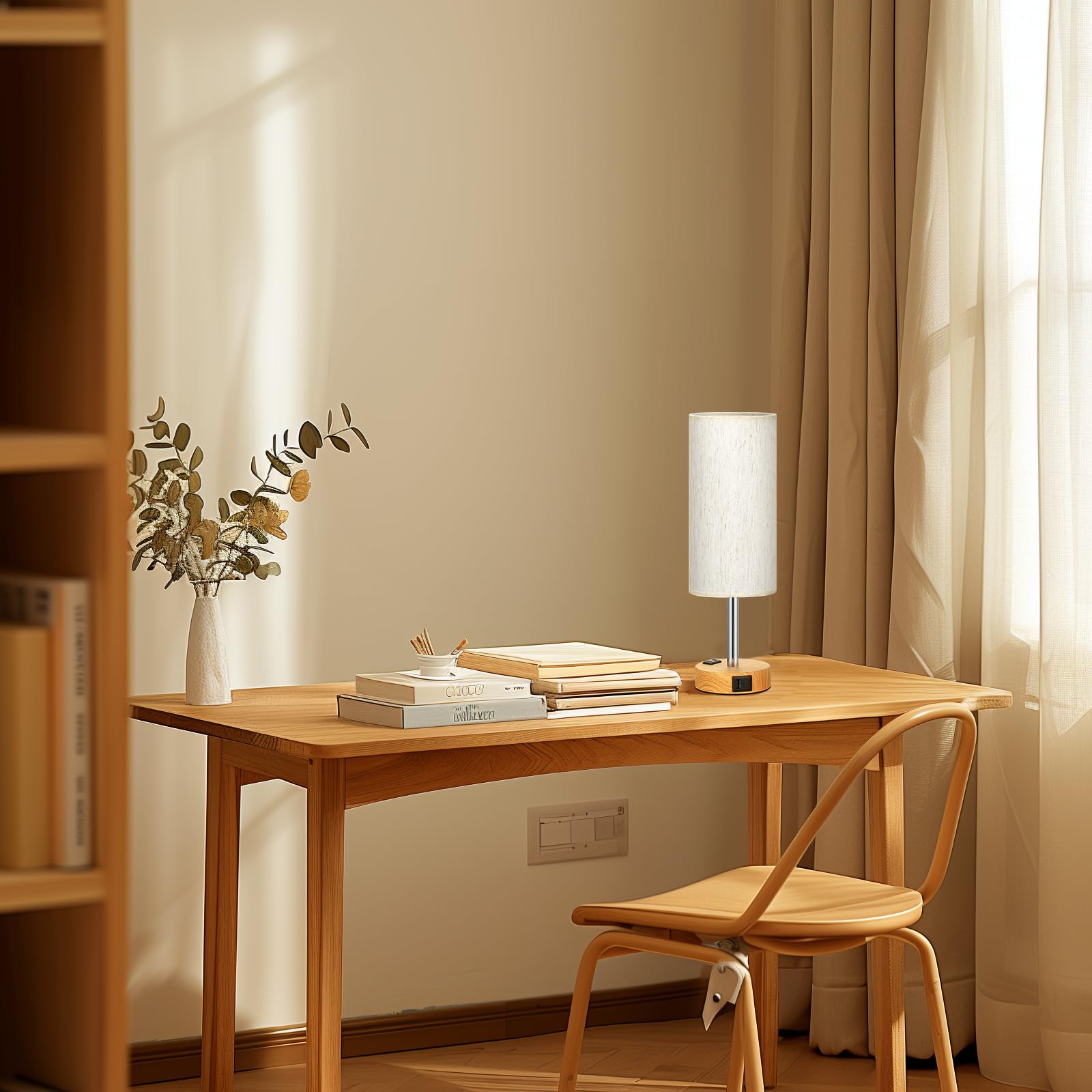 Fenmzee bulbs included for immediate use and bright, clear light