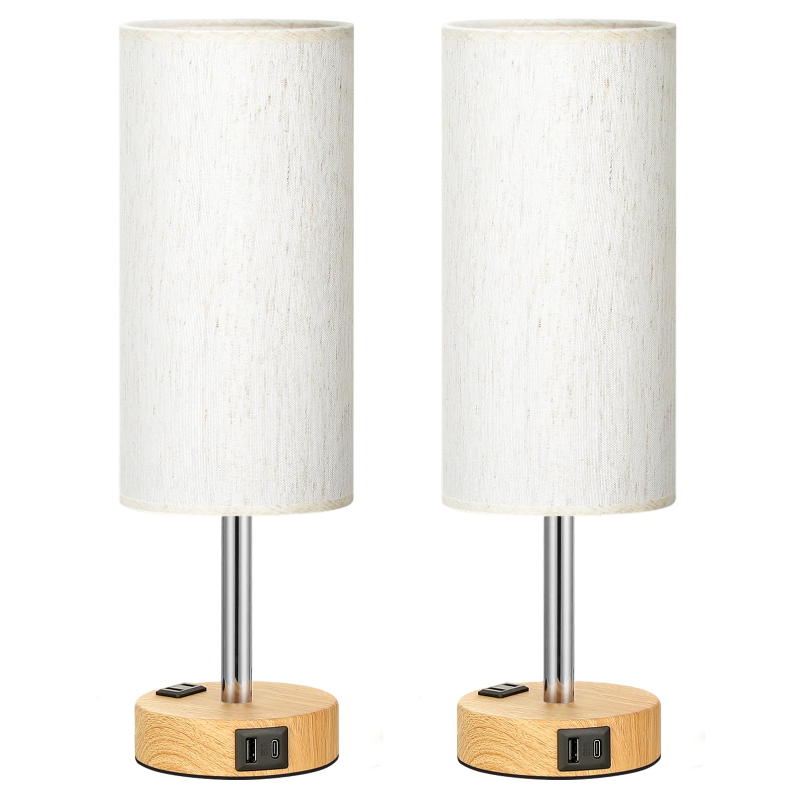 Fenmzee lamp with touch control for quick brightness adjustment