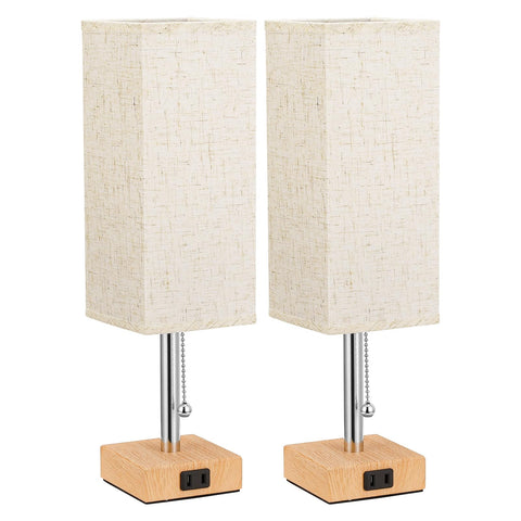 Fenmzee table lamp set placed on a desk for study and productivity lighting.