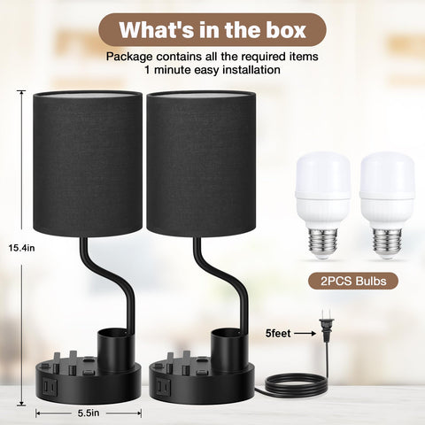 Fenmzee UL-listed table lamps ensure safe, reliable bedside lighting.