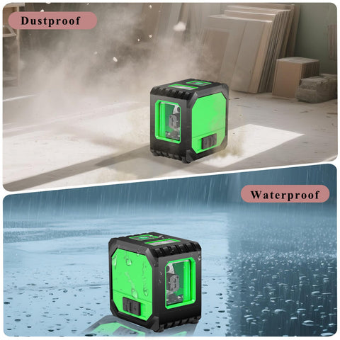 FENORGAN IP54-durable unit withstands dusty work sites and light rain.