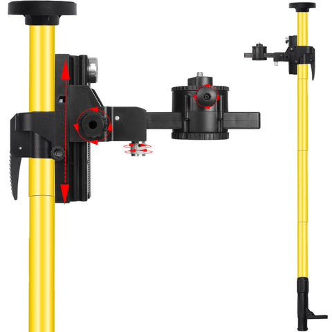 FENORGAN laser level pole adjustable height for precise alignment
