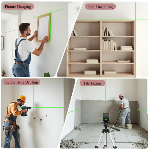 FENORGAN laser level used on a work site for efficient layout.